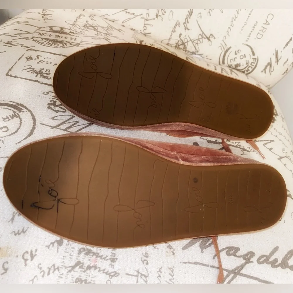 Joie rose gold suede shoes - Picture 6 of 8